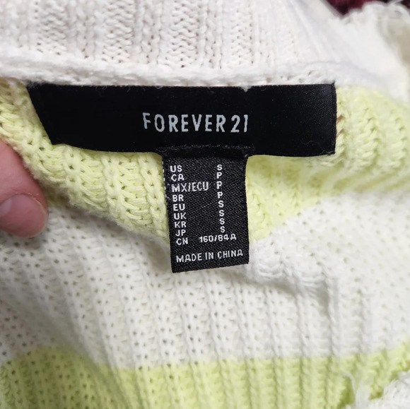 Forever 21 oversized color block sweater size small - Picture 15 of 16